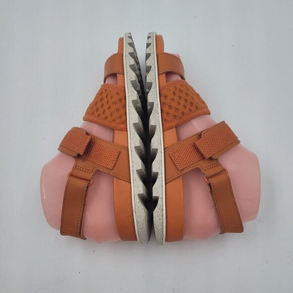 NEW Sorel Roaming Decon Slingback Sandals Mesh Leather Orange Women's Size 7 - Picture 4 of 12